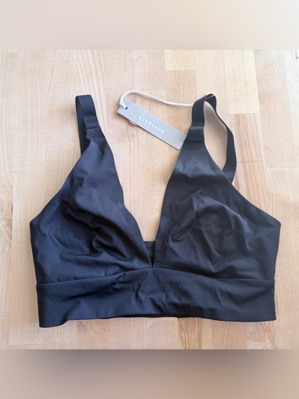 Everlane Invisible Bra Black NWT
